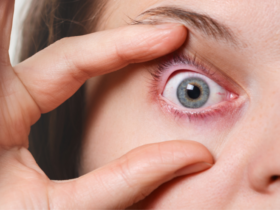 Μάτι που πάσχει από βλεφαρίτιδα
