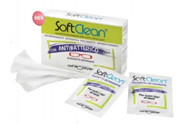 Υγρά Μαντηλάκια SoftClean Antibacterial σε Πακέτα (20 τεμάχια)