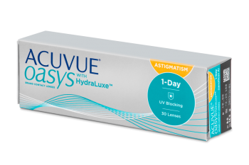 Acuvue Oasys 1-Day with HydraLuxe for Astigmatism Αστιγματικοί Ημερήσιοι (30 φακοί)