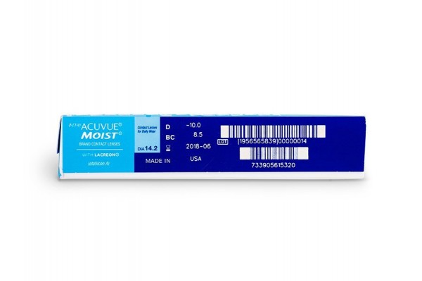 1-Day Acuvue Moist Μυωπίας Υπερμετρωπίας Ημερήσιοι (90 φακοί)