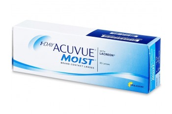 1-Day Acuvue Moist Μυωπίας Υπερμετρωπίας Ημερήσιοι (30 φακοί)