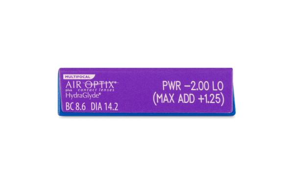 Air Optix plus HydraGlyde Multifocal Πολυεστιακοί Μηνιαίοι (6 φακοί)