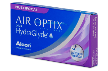 Air Optix plus HydraGlyde Multifocal Πολυεστιακοί Μηνιαίοι (6 φακοί)