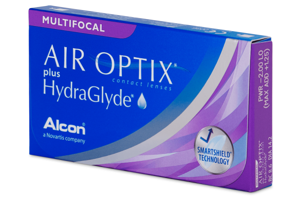 Air Optix plus HydraGlyde Multifocal Πολυεστιακοί Μηνιαίοι (6 φακοί)