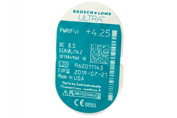 Bausch & Lomb Ultra Μυωπίας Υπερμετρωπίας Μηνιαίοι (6 φακοί)