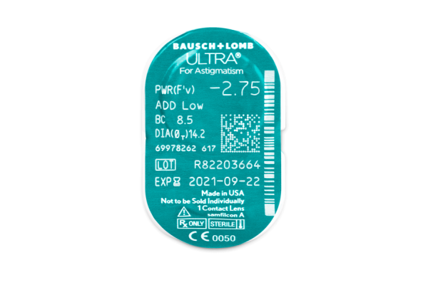 Bausch & Lomb Ultra for Astigmatism Αστιγματικοί Μηνιαίοι (6 φακοί)