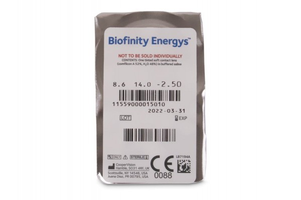 Biofinity Energys Μυωπίας Υπερμετρωπίας Μηνιαίοι (6 φακοί)