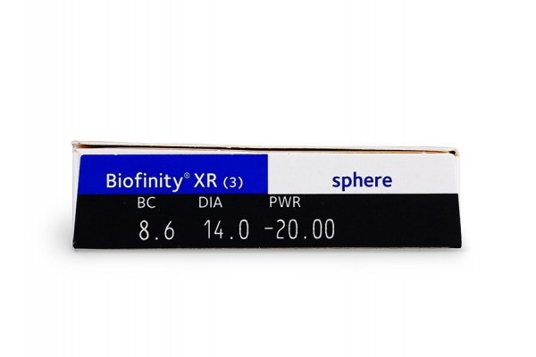 Biofinity XR Μυωπίας Υπερμετρωπίας Μηνιαίοι (3 φακοί)