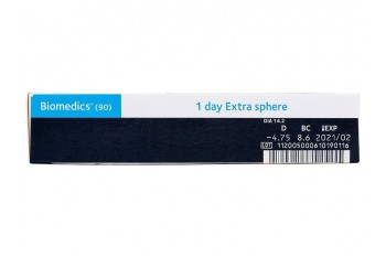 Biomedics 1 Day Extra Μυωπίας Υπερμετρωπίας Ημερήσιοι (90 φακοί)