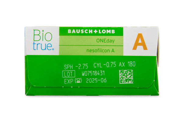 Biotrue OneDay for Astigmatism Αστιγματικοί Ημερήσιοι (30 φακοί)