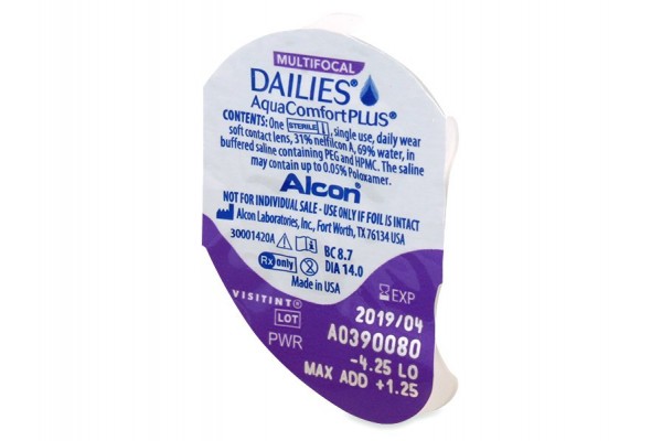 Dailies AquaComfort Plus Multifocal Πολυεστιακοί Ημερήσιοι (30 φακοί)