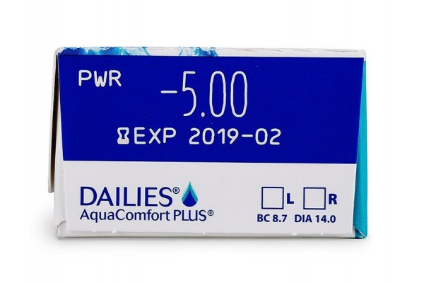 Dailies AquaComfort Plus Μυωπίας Υπερμετρωπίας Ημερήσιοι (30 φακοί)