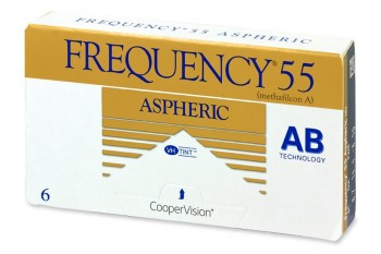 Frequency 55 Aspheric Μυωπίας Υπερμετρωπίας Μηνιαίοι (6 φακοί)
