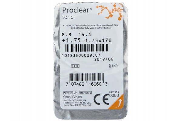 Proclear Toric Αστιγματικοί Μηνιαίοι (3 φακοί)