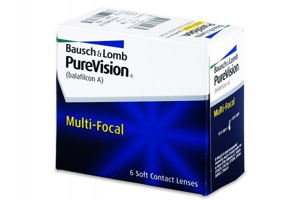 PureVision Multifocal Πολυεστιακοί Μηνιαίοι (6 φακοί)
