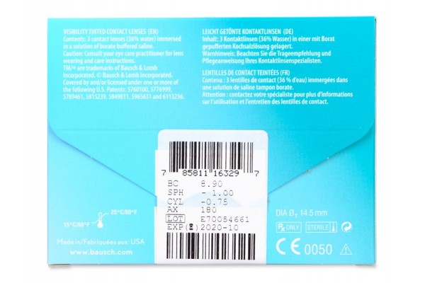 PureVision 2 For Astigmatism Αστιγματικοί Μηνιαίοι (3 φακοί)