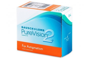 PureVision 2 For Astigmatism Αστιγματικοί Μηνιαίοι (6 φακοί)