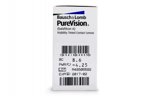 PureVision Μυωπίας Υπερμετρωπίας Μηνιαίόι (6 φακοί)