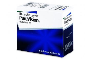 PureVision Μυωπίας Υπερμετρωπίας Μηνιαίόι (6 φακοί)