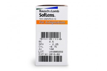 SofLens Toric Αστιγματικοί Μηνιαίοι (6 φακοί)