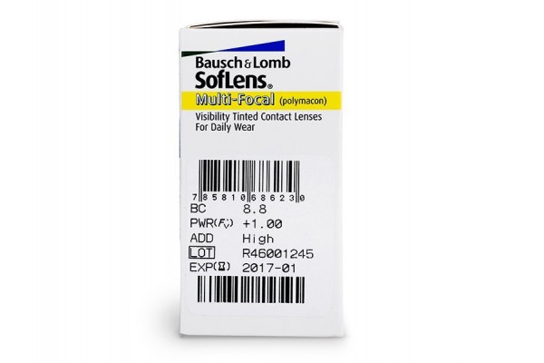 Soflens Multifocal Πολυεστιακοί Μηνιαίοι (6 φακοί)