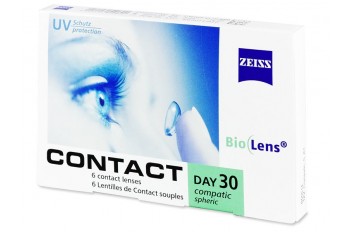 Carl Zeiss Contact Day 30 Compatic Μυωπίας Υπερμετρωπίας Μηνιαίοι (6 φακοί)