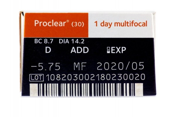 Proclear 1 Day Multifocal Πολυεστιακοί Ημερήσιοι (30 φακοί)